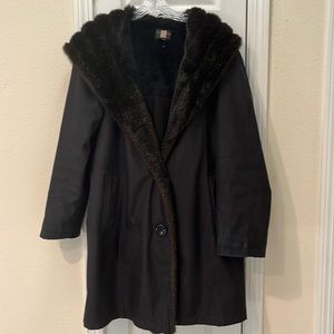 Women’s Fur Lined Hooded Coat